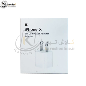 کله شارژ iPhone X پک سفید